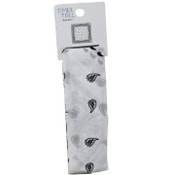 Wholesale - WHITE PRINTED BANDANA C/P 72, UPC: 810044610727